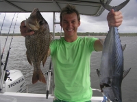 Brett fishing noosa for bonito and sweetlip