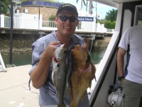 fishing noosa Teraglin Jew and Moari Cod